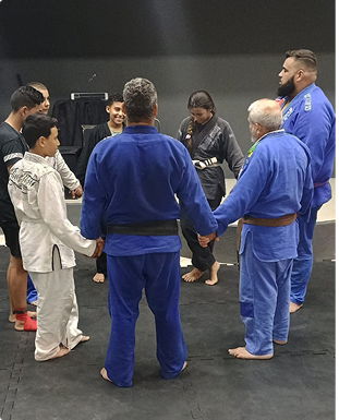 Alunos de Jiu-Jitsu do Instituto